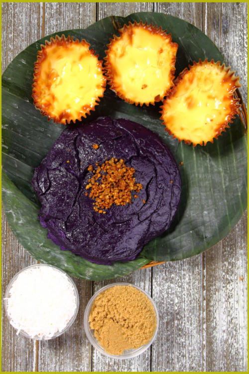 Ube Halaya and Mini Cassava Cake